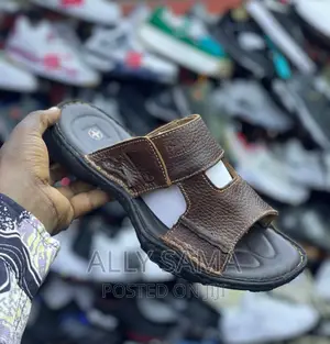 Open Shoes for Mens Material.Leather