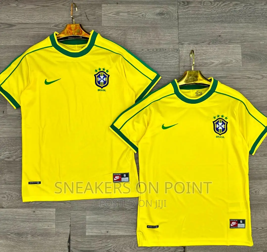 Brazil 1998 Home Retro JERSEY