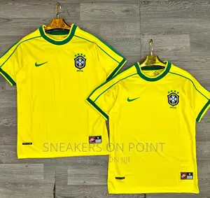 Brazil 1998 Home Retro JERSEY