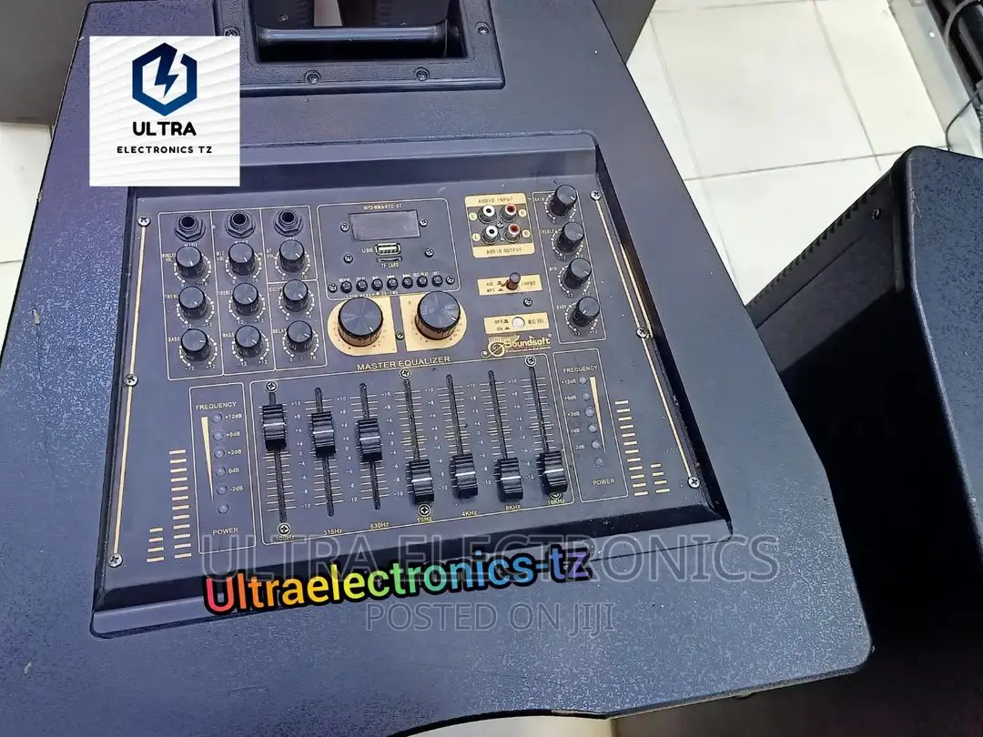 Soundsoft Professional Speakers With Master Equalizer 2mic