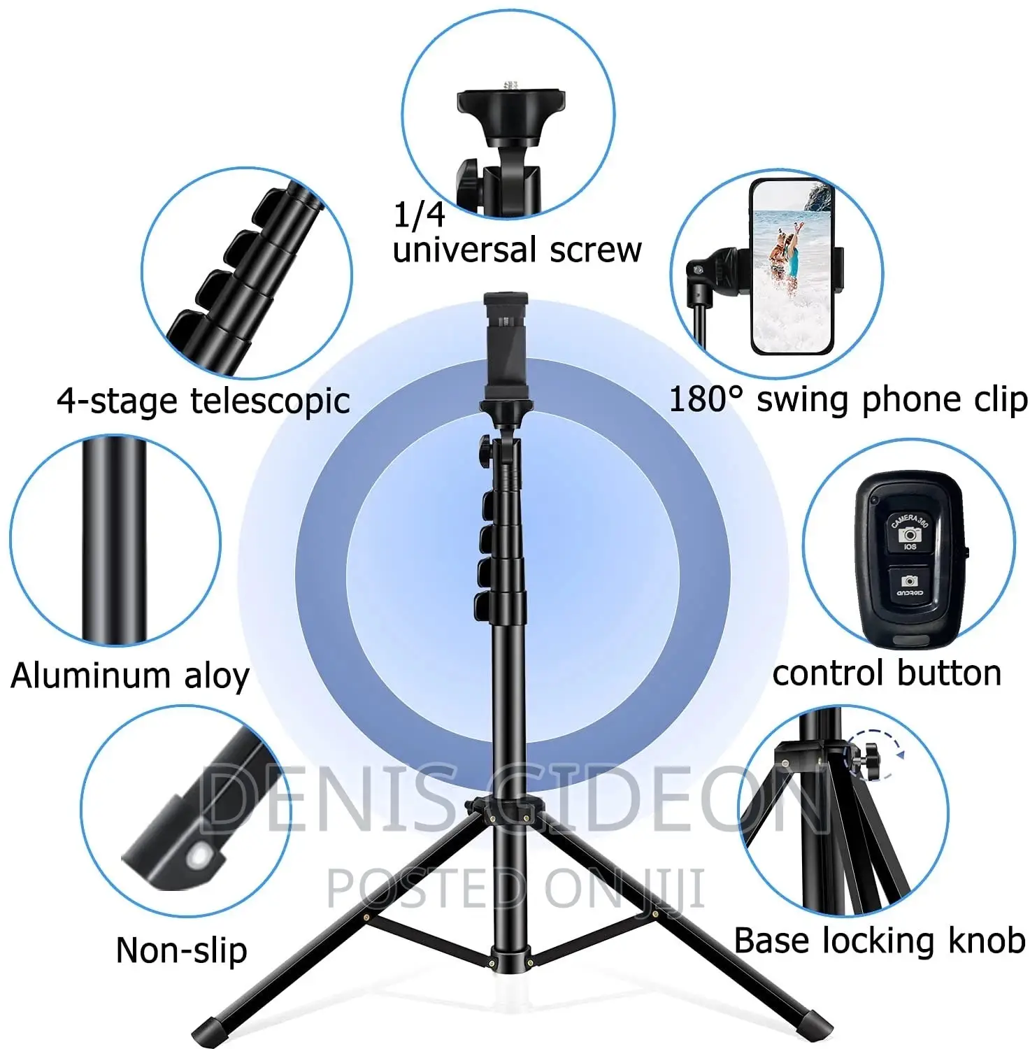 Light Self Aluminum Phones Stand