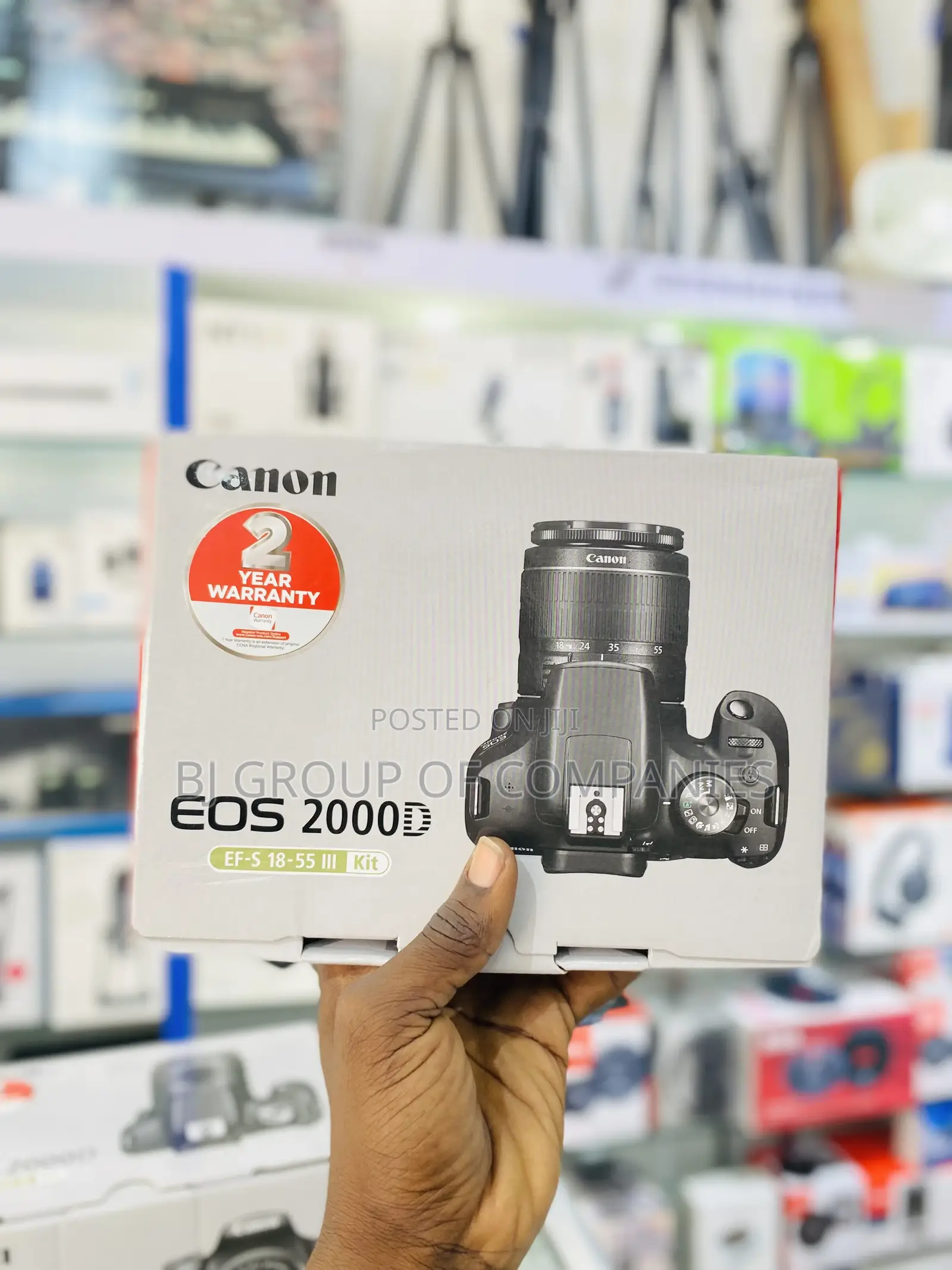 Canon EOS 2000D DSLR Camera With 18-55mm Lens
