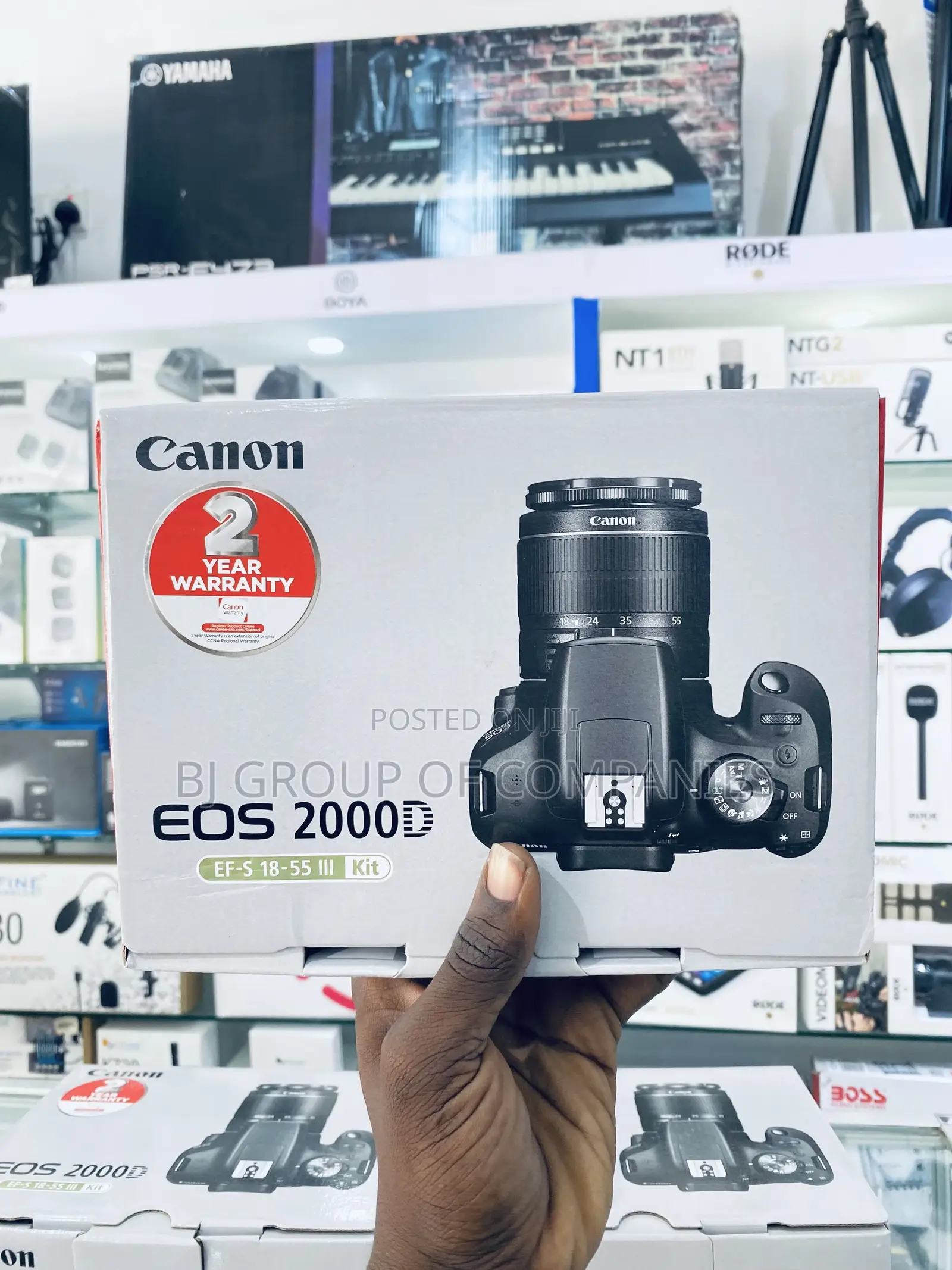 Canon EOS 2000D DSLR Camera With 18-55mm Lens