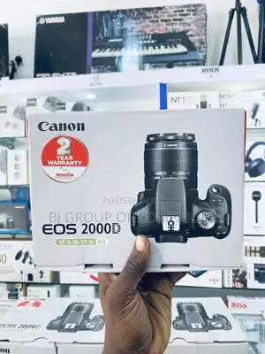 Canon EOS 2000D DSLR Camera With 18-55mm Lens