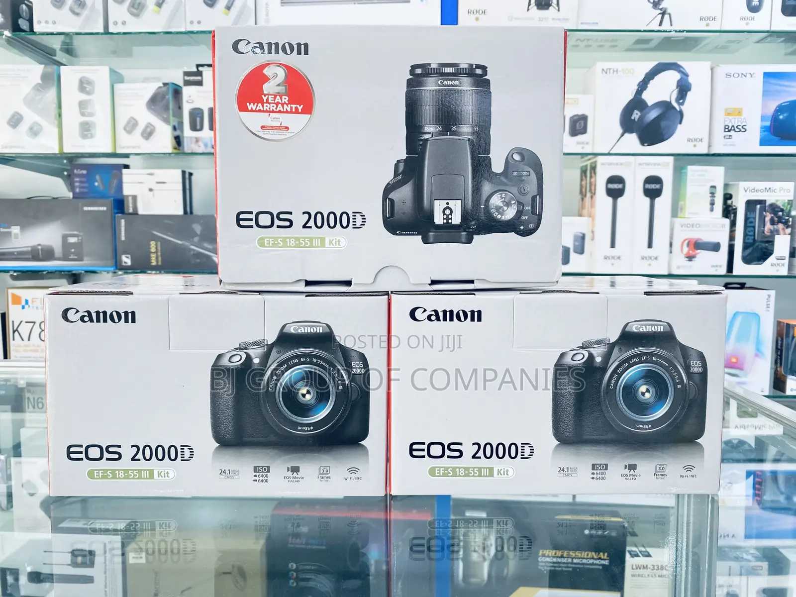 Canon EOS 2000D DSLR Camera With 18-55mm Lens