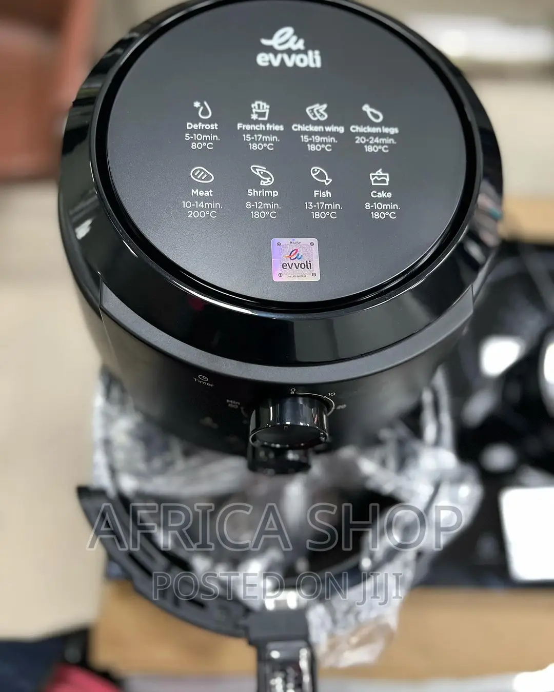 Evvoli Air Fryer EVKA-AF4001BS