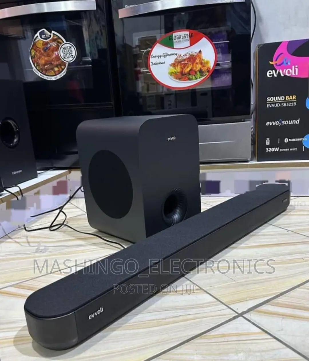 Evvoli Soundbar Watts-320 (Bei Za Jumla Jumla)