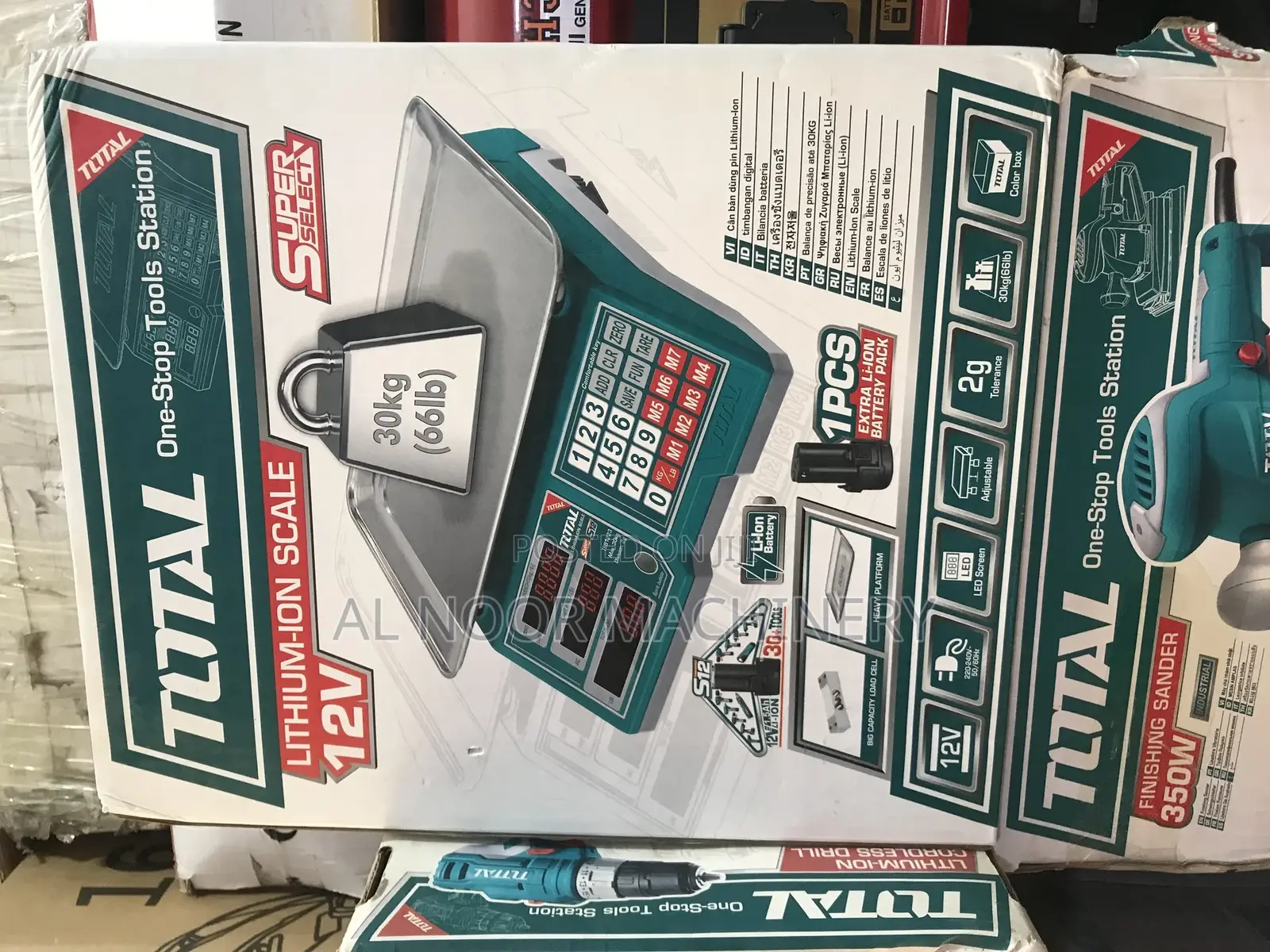 Rechargeable Scale Total