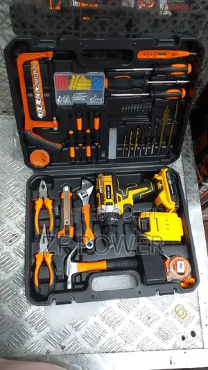 Cordless Drill With Tools