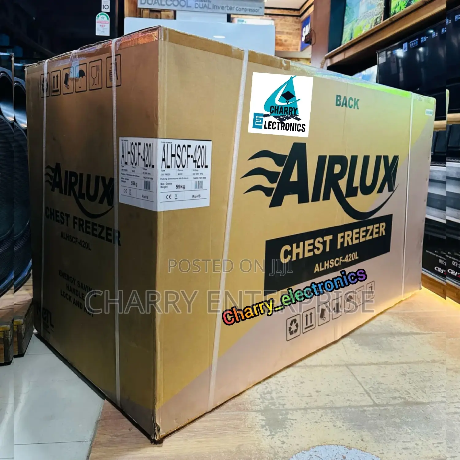 High Quality Airlux Chest Freezer Alhscf-420l