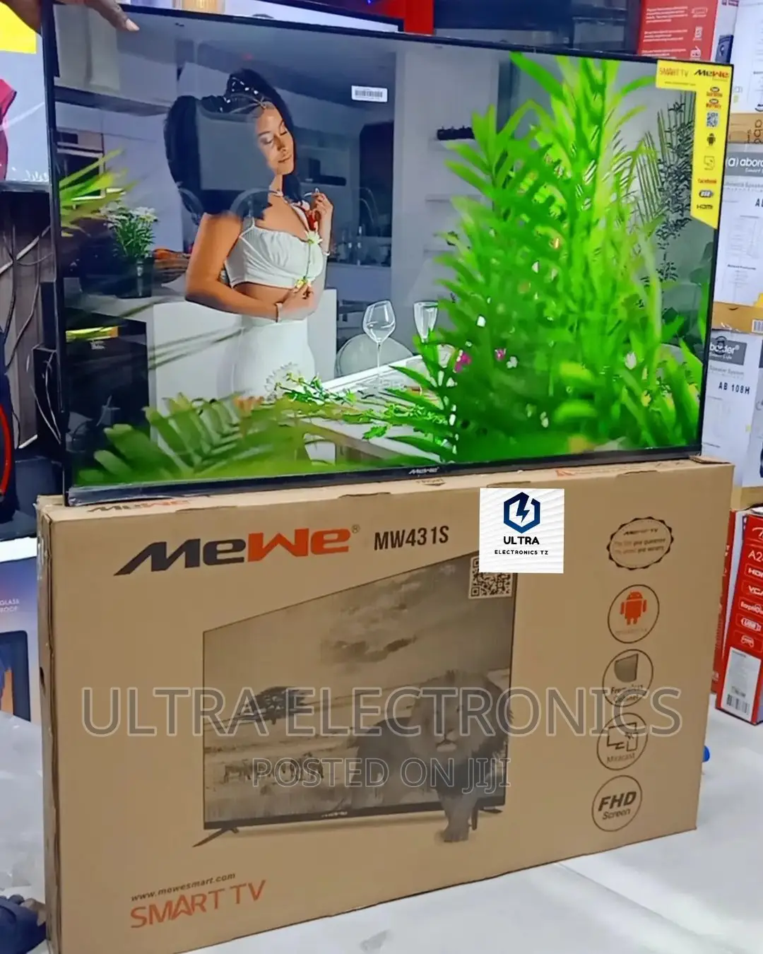 Mewe Smart Android TV Full HD Yenye Inchi 43