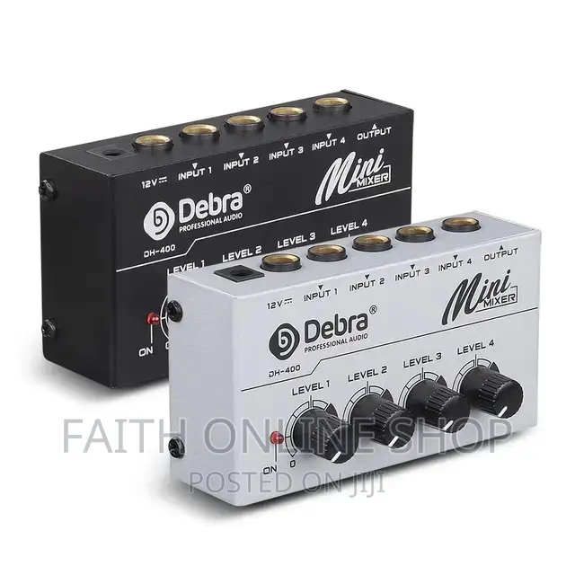 4 Channel Mixing Console Digital Audio Mixer Stereo