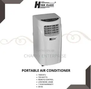 High Class Portable Air Conditioner(A/C)7,000 BTU 725 Watts