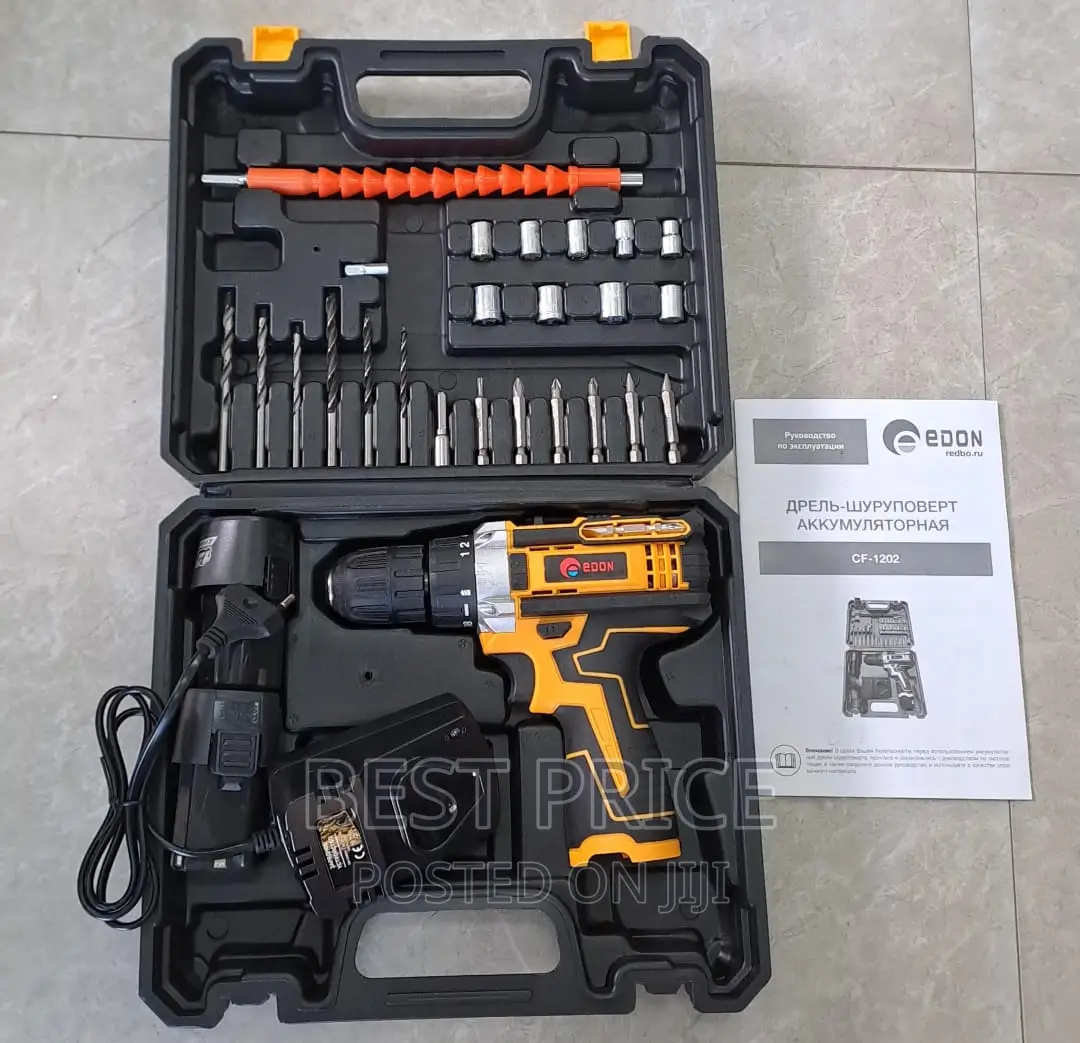 Edon Cordless Drill 12V With Bits