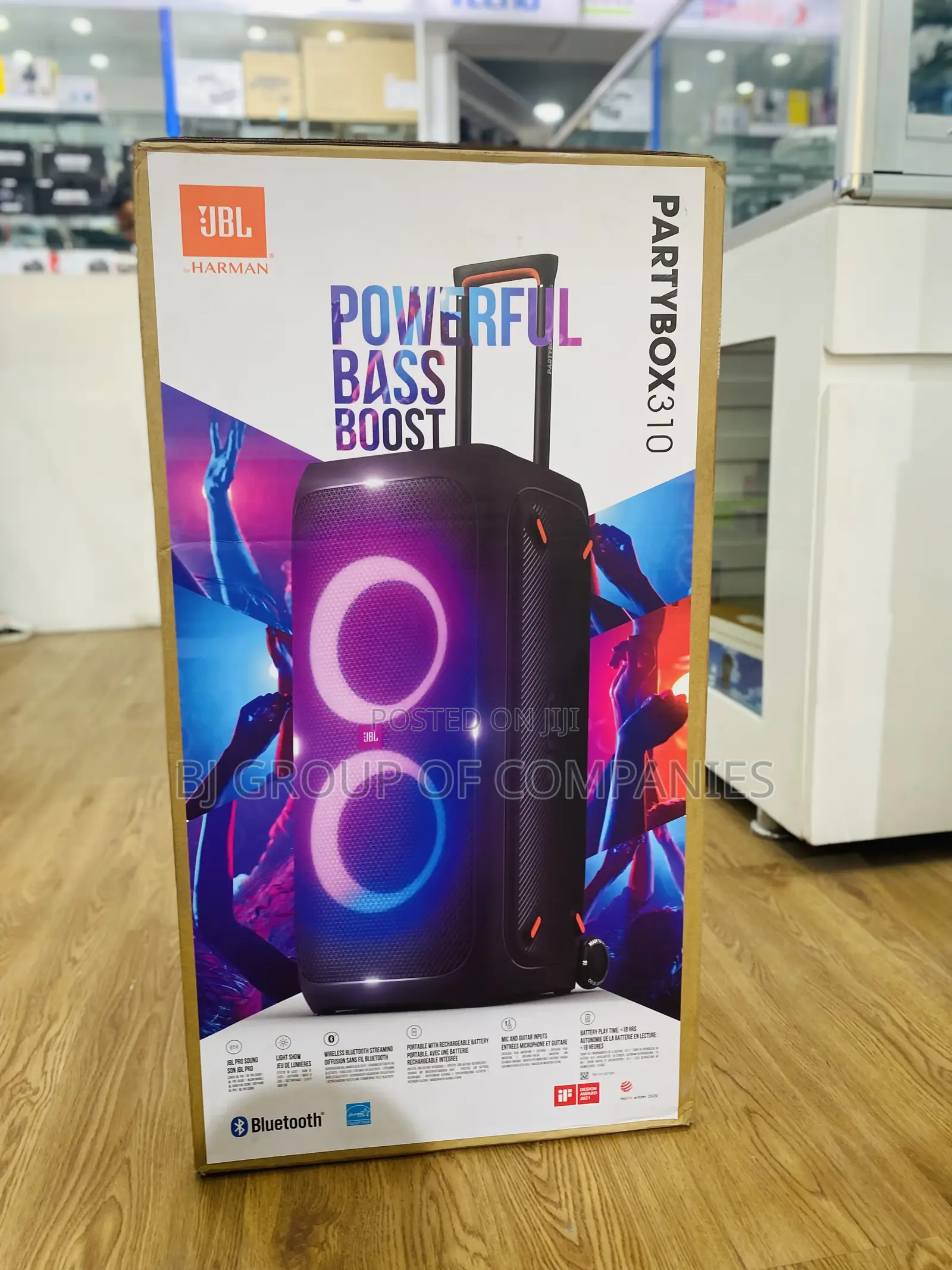 JBL Partybox 310 Portable Bluetooth Speaker