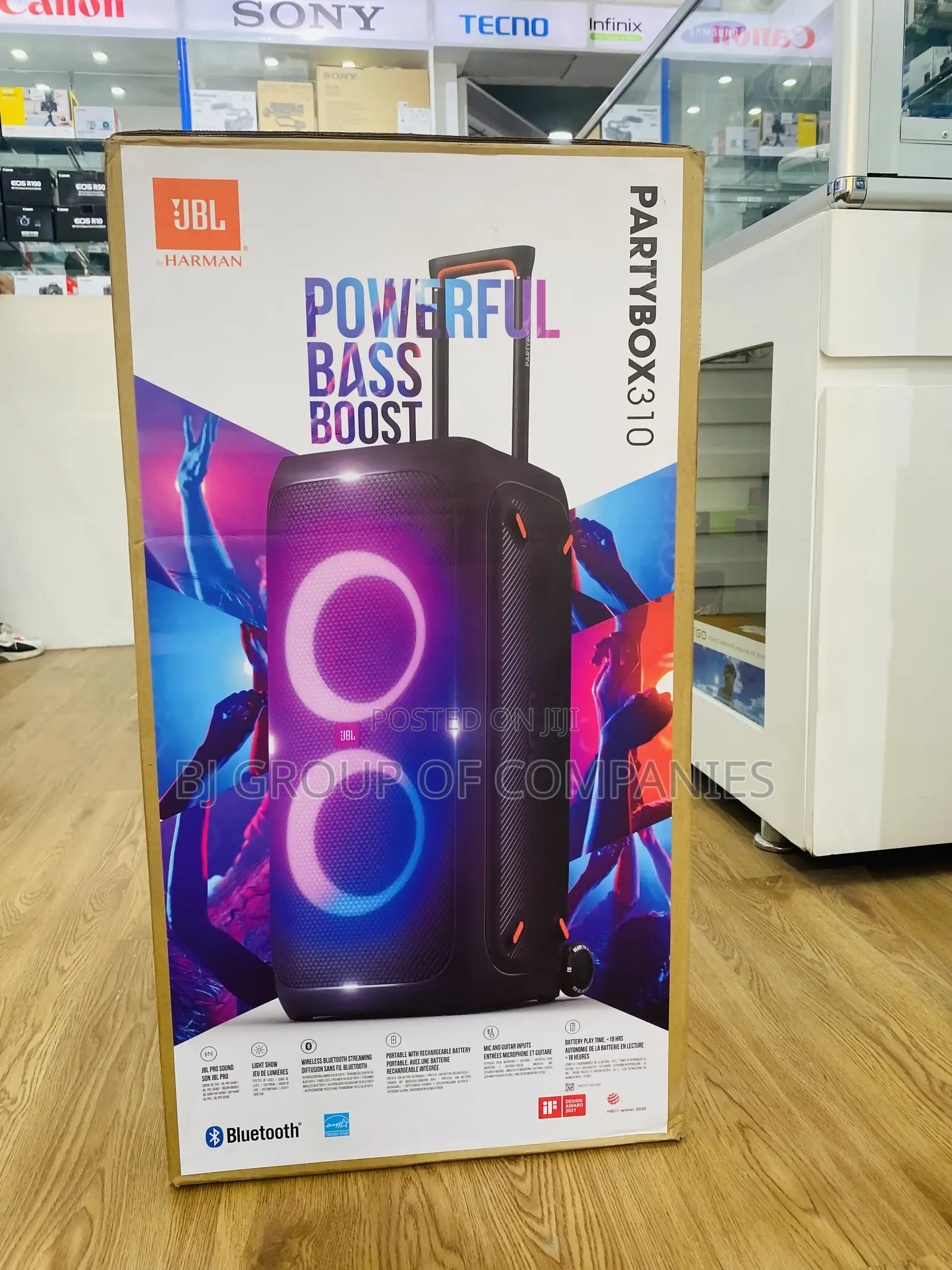 JBL Partybox 310 Portable Bluetooth Speaker