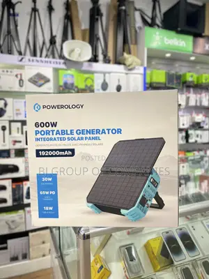 Powerology 600W Portable Power Generator Solar Panel