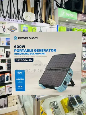 Powerology 600W Portable Power Generator Solar Panel
