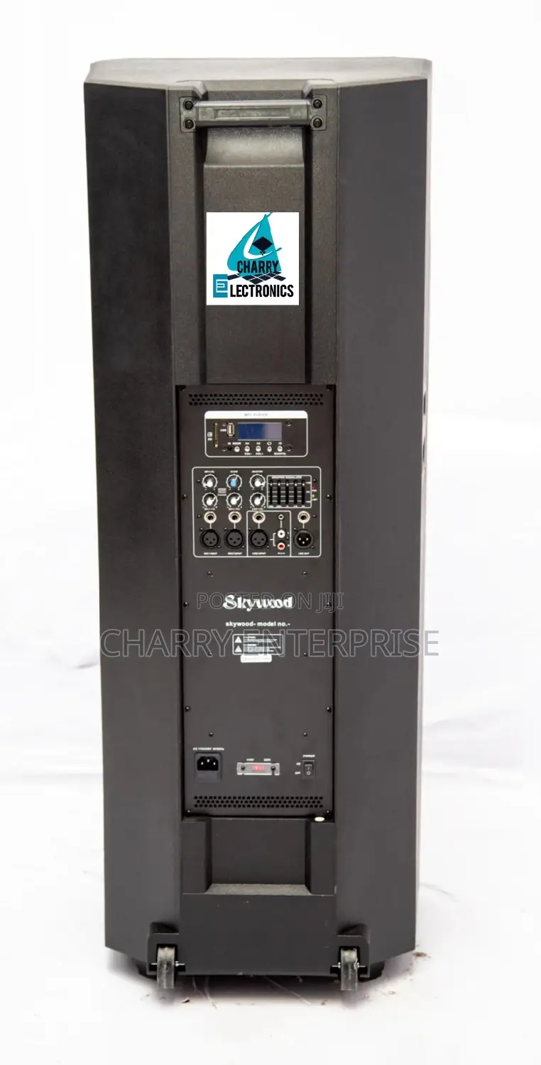 SKYWOOD Professional TOWER 2 Way 15" Trolley SPEAKER 350W