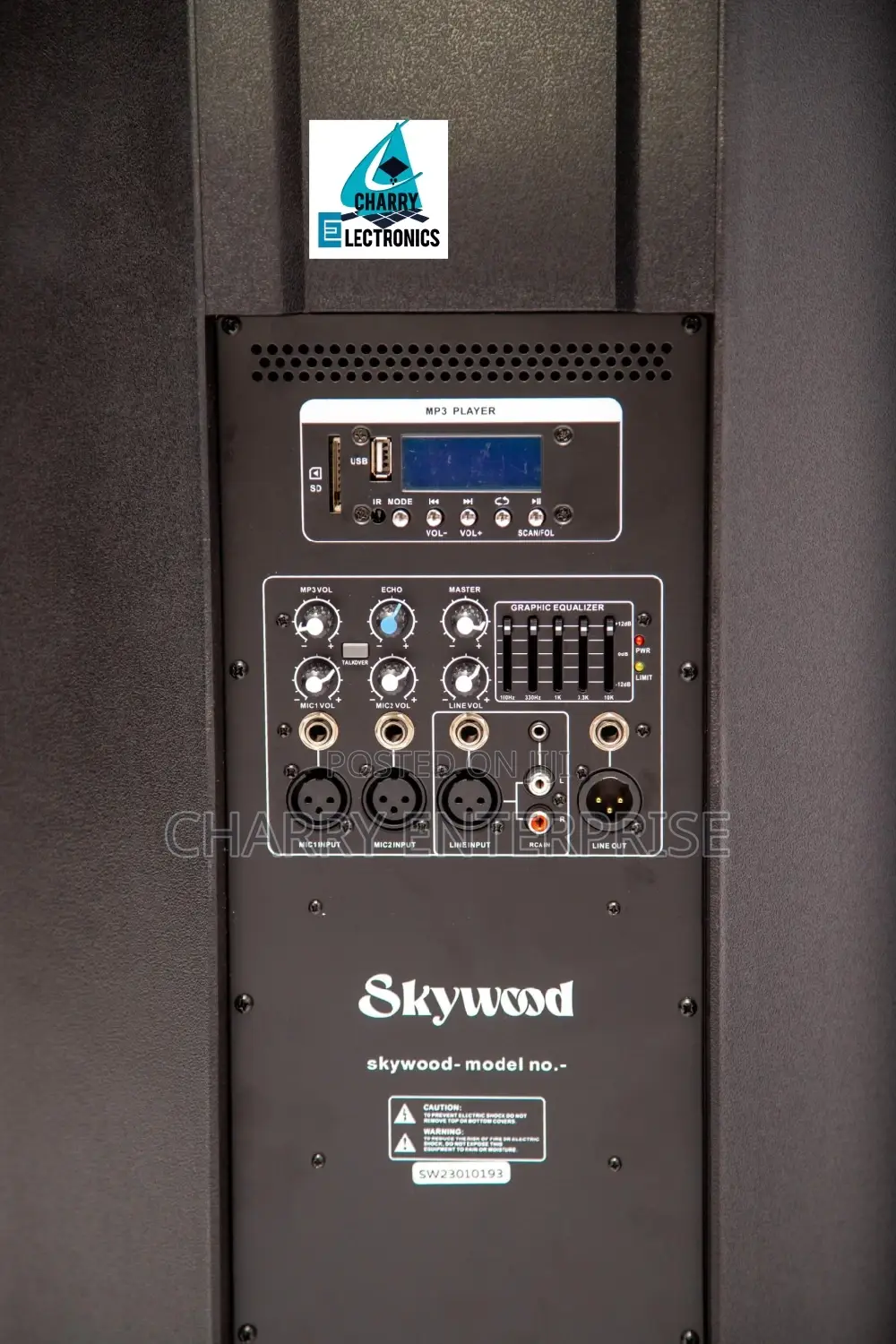 SKYWOOD Professional TOWER 2 Way 15" Trolley SPEAKER 350W