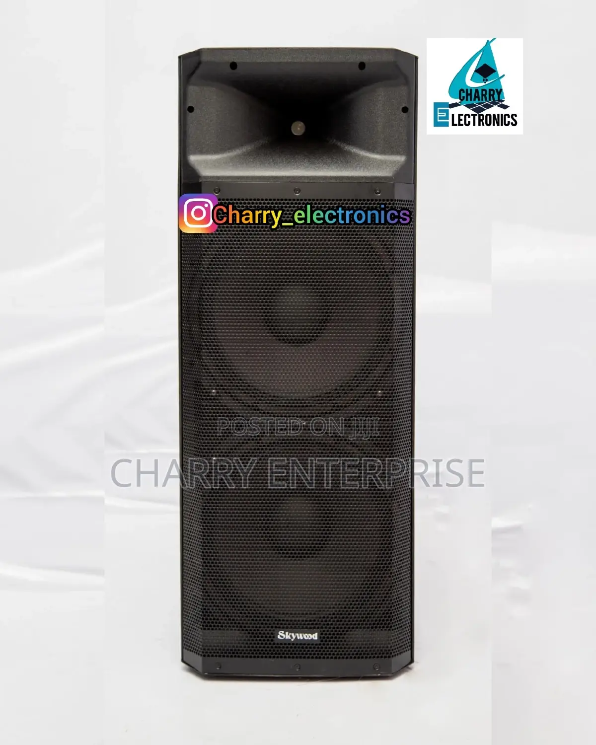 SKYWOOD Professional TOWER 2 Way 15" Trolley SPEAKER 350W
