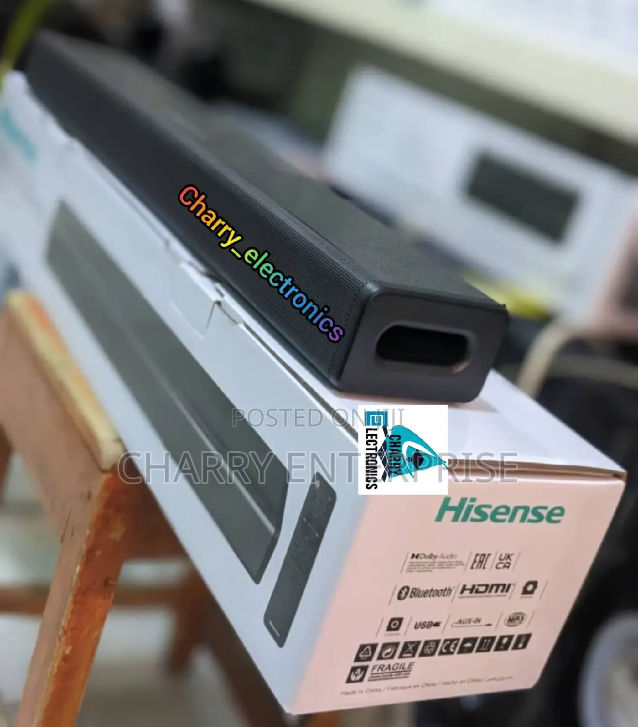 HISENSE Soundbar Hs214 ||108W2.1 Channel