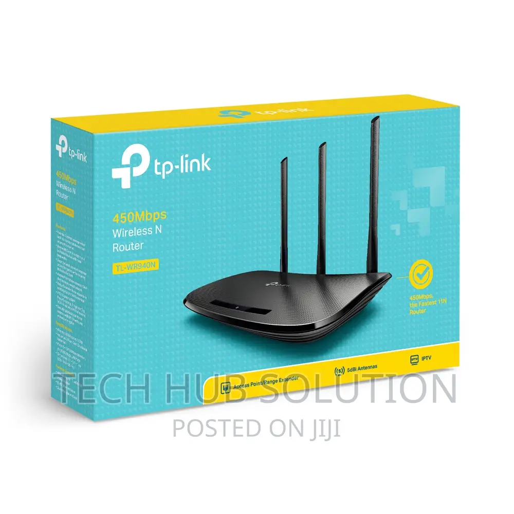 Tplink 450mbps Wireless N Router TL WR940N