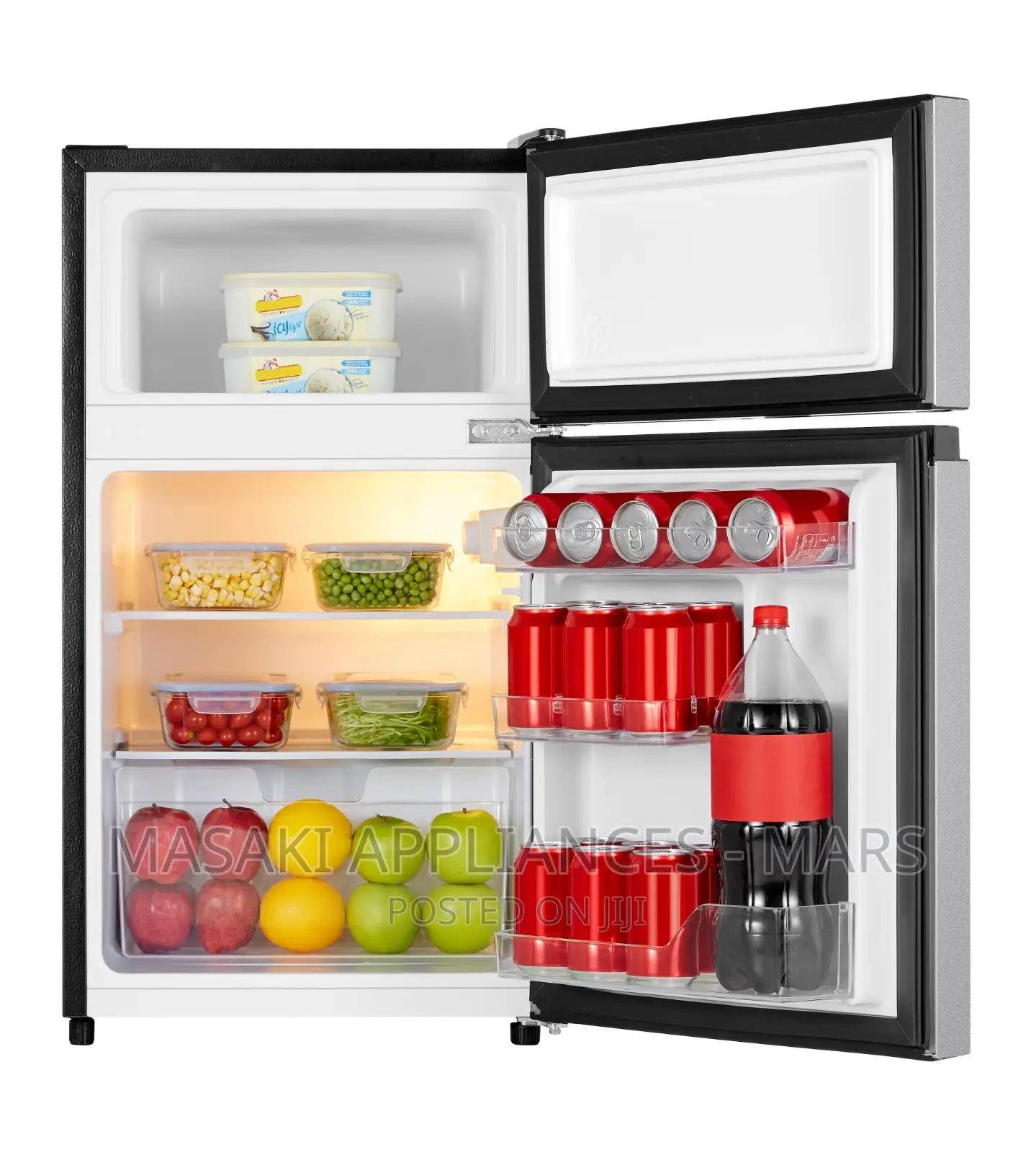 Brand New Hisense 87l Double Door Fridge | Frost Model No: H120tts