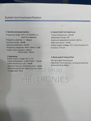 BIC PRO Professional Microphones System
