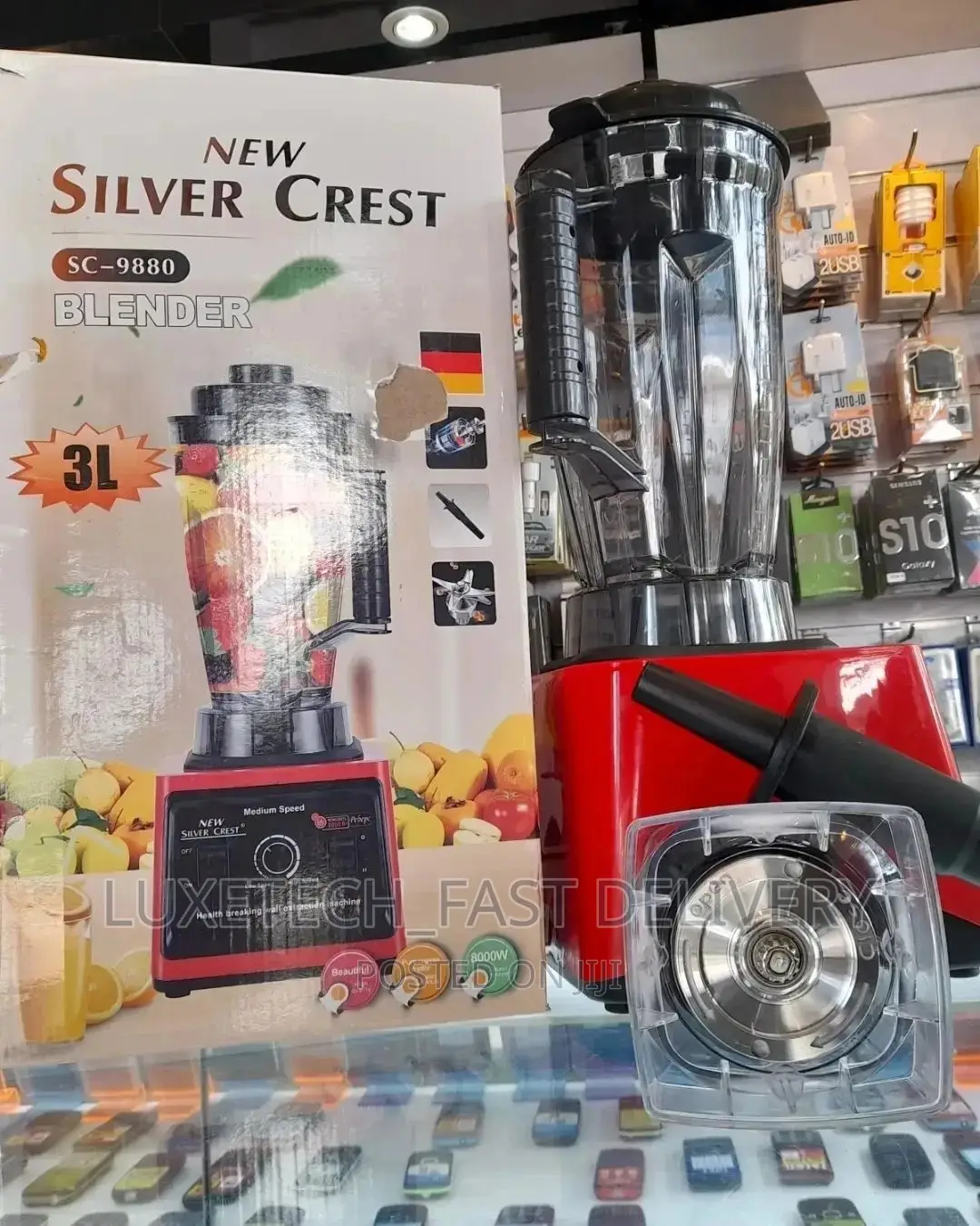 New Silver Crest Heavyduty Blender 3l