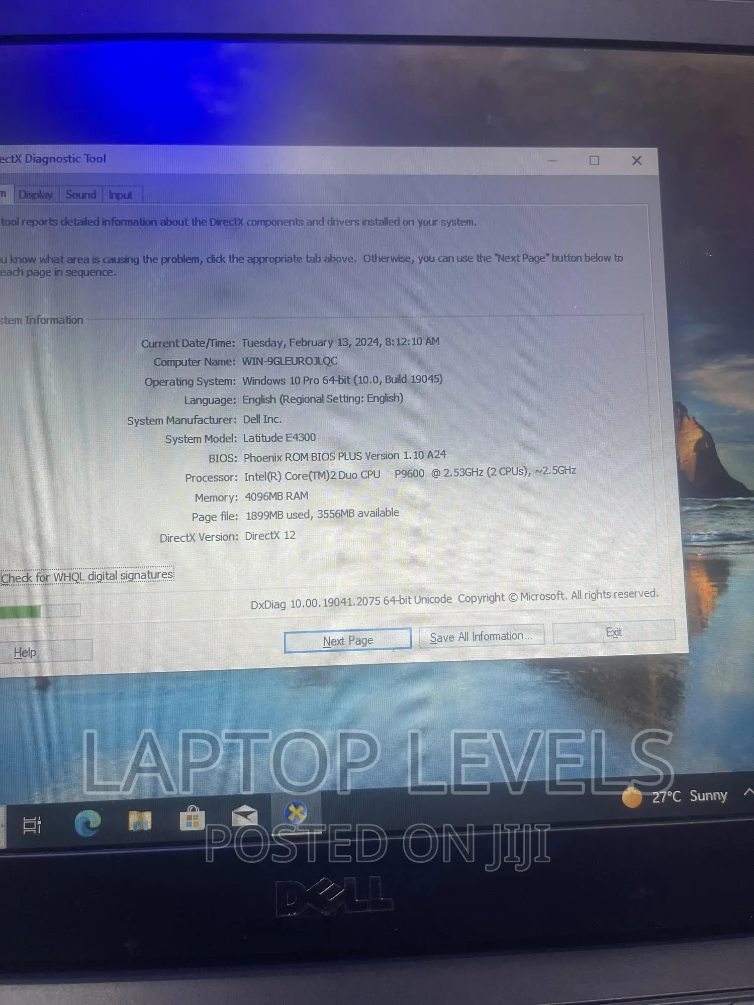 Laptop Dell Latitude E4300 4GB Intel HDD 320GB