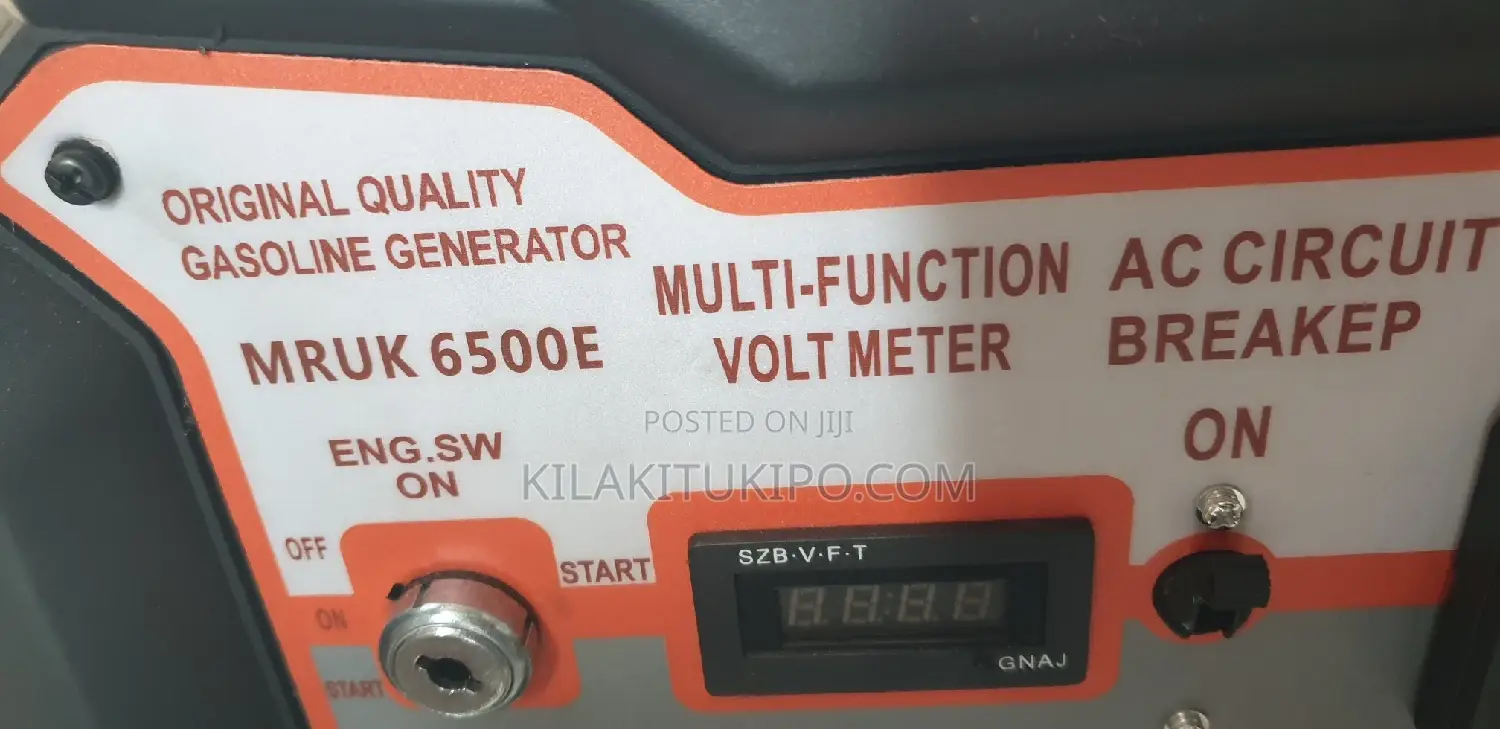 Mr Uk Gasoline Generator
5.5kva
Automatic Key Ignition