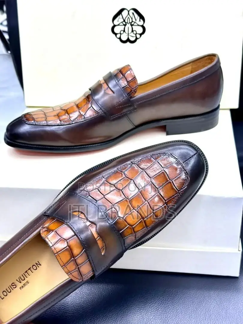Louise Vuitton Leather Shoes