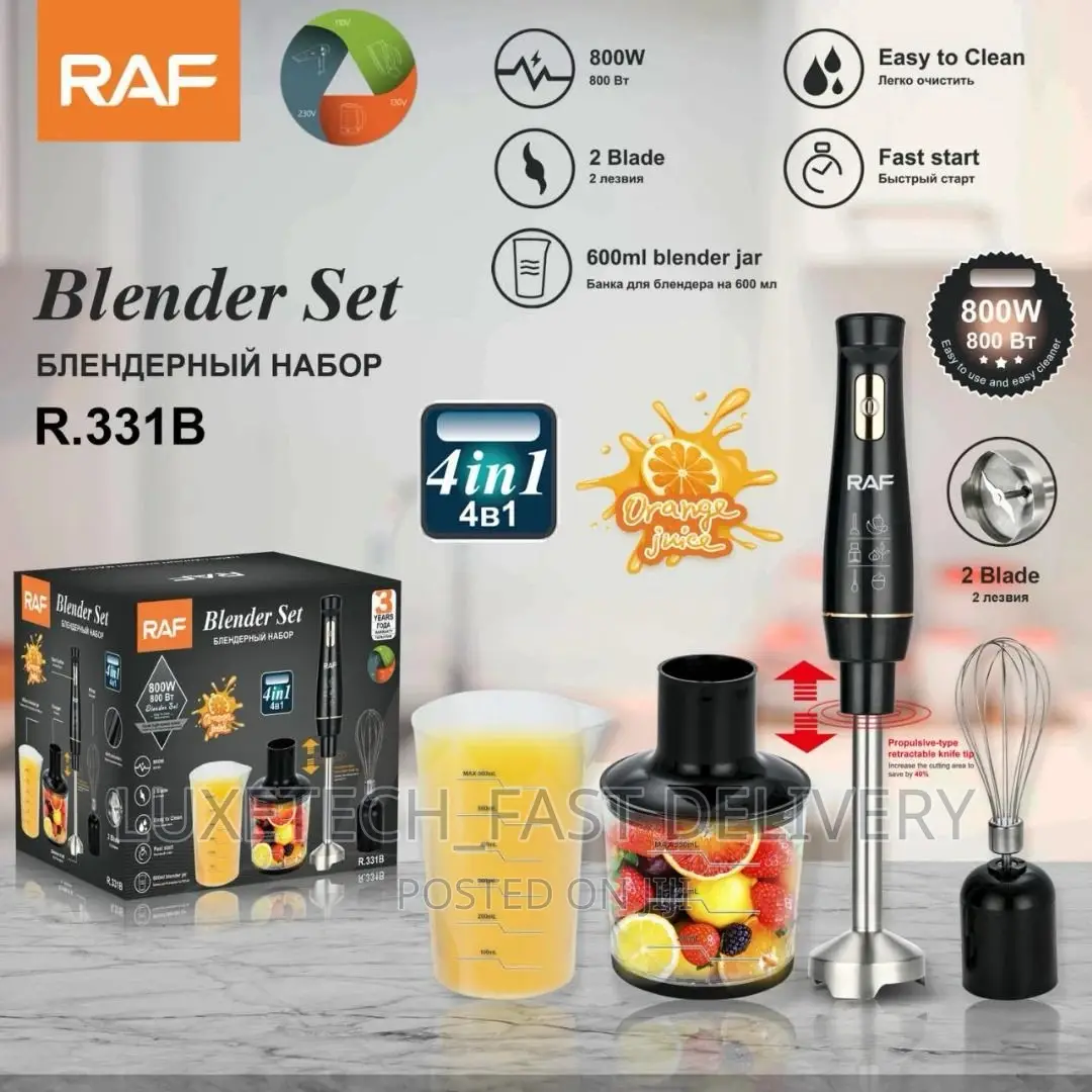 Raf Blender Set 4 in 1 | Baby Food Blender