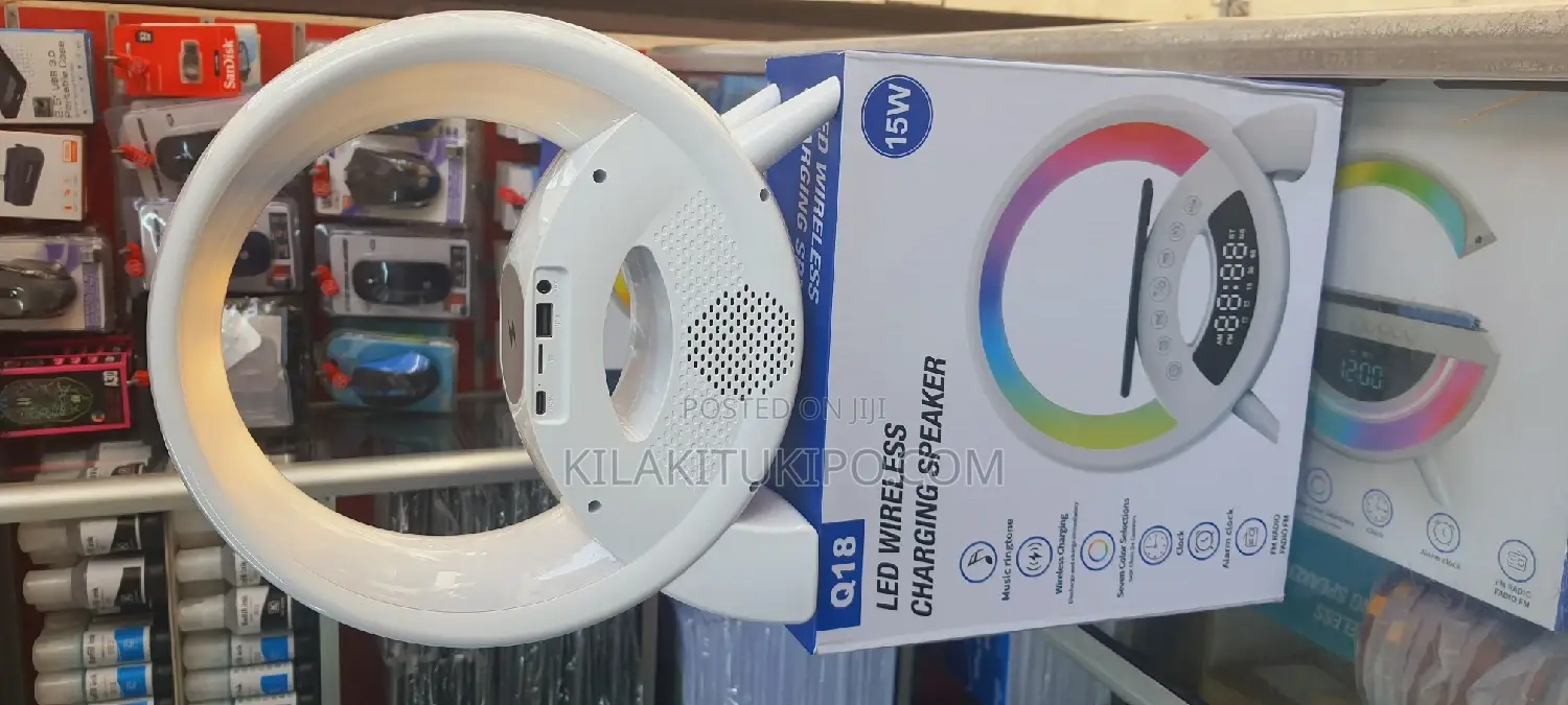 3 in 1 LED Wireless Charger Speaker Radio