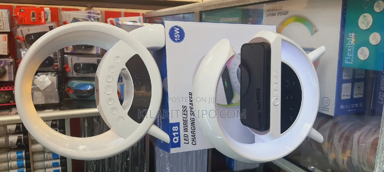 3 in 1 LED Wireless Charger Speaker Radio