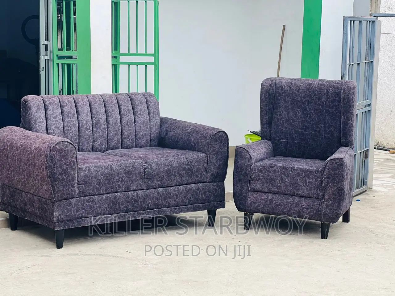 Sofa Zenye Spring Na Fibre