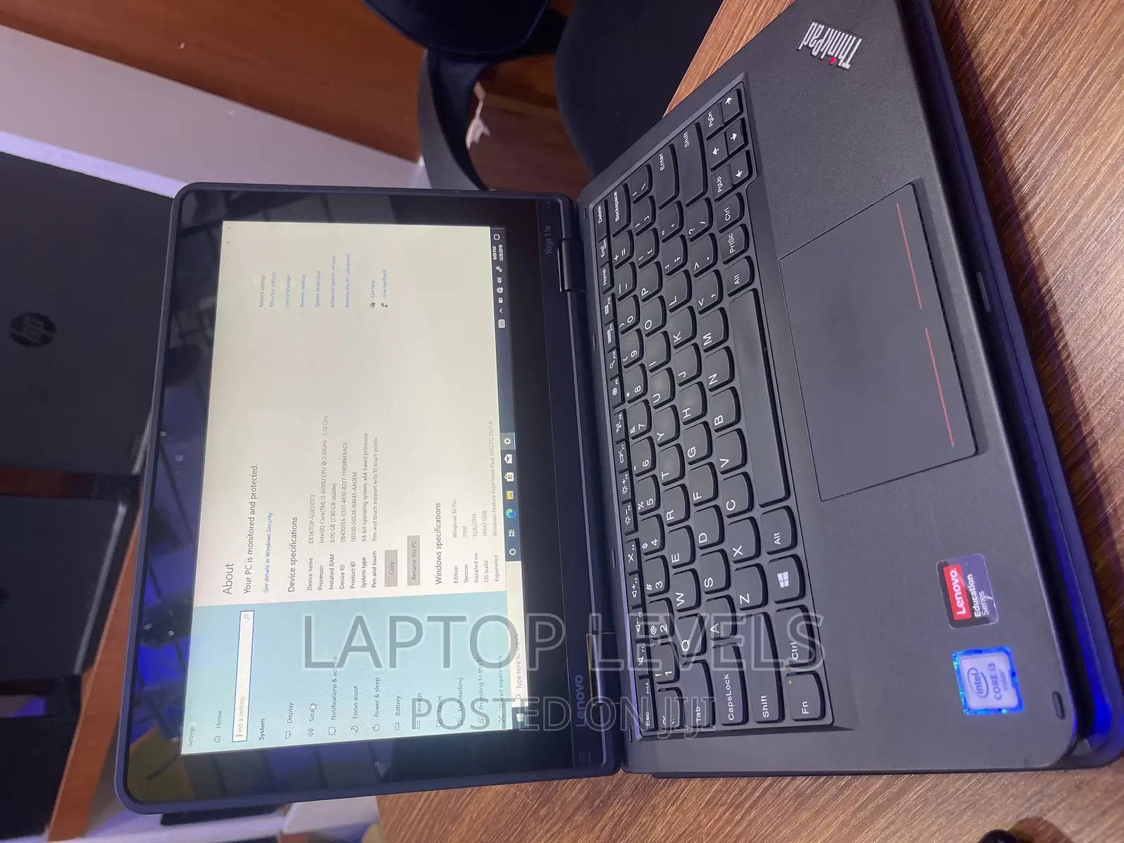 Laptop Lenovo ThinkPad 11e 8GB Intel Core I3 SSD 128GB