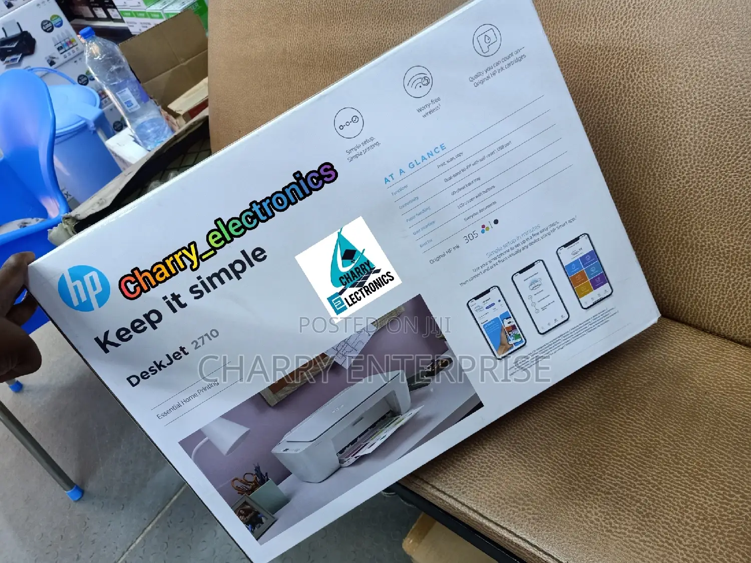 Hp Deskjet Printer 2710 Wireless All-in One Print,Copy, Scan