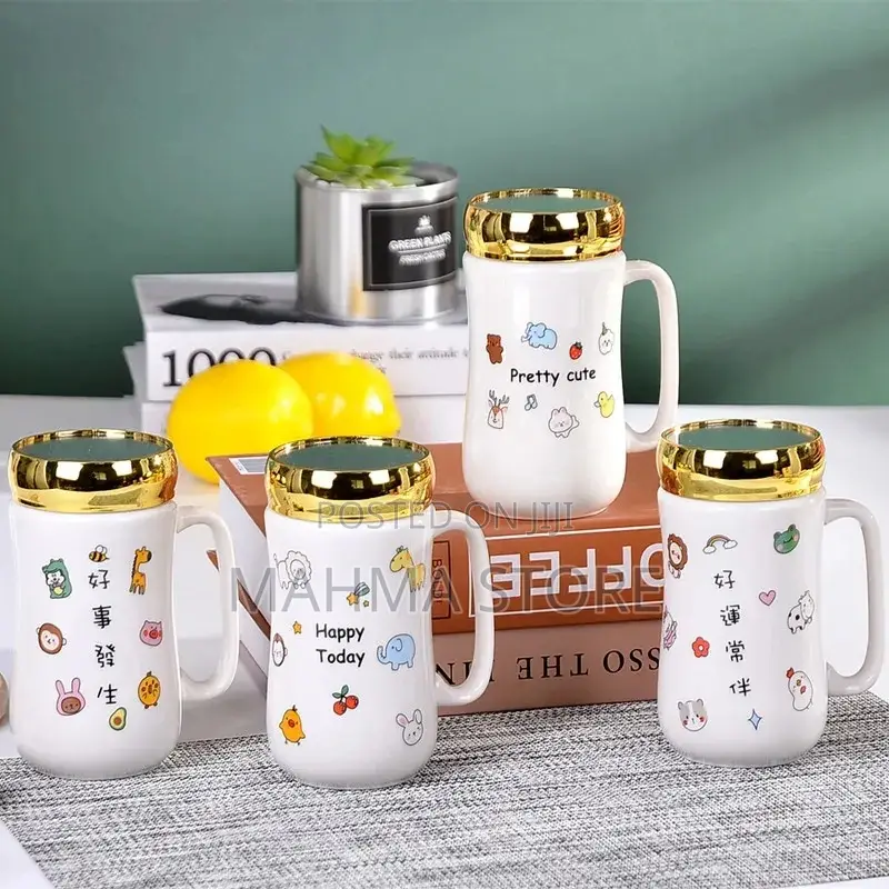 Ceramic Mug With Mirror Lid