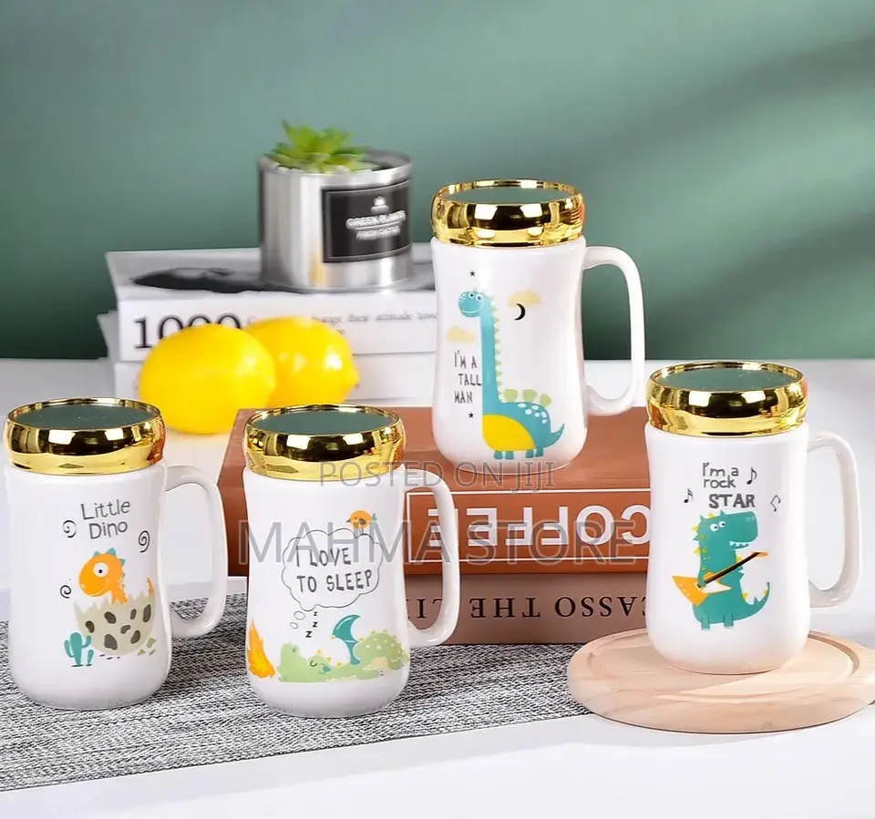 Ceramic Mug With Mirror Lid