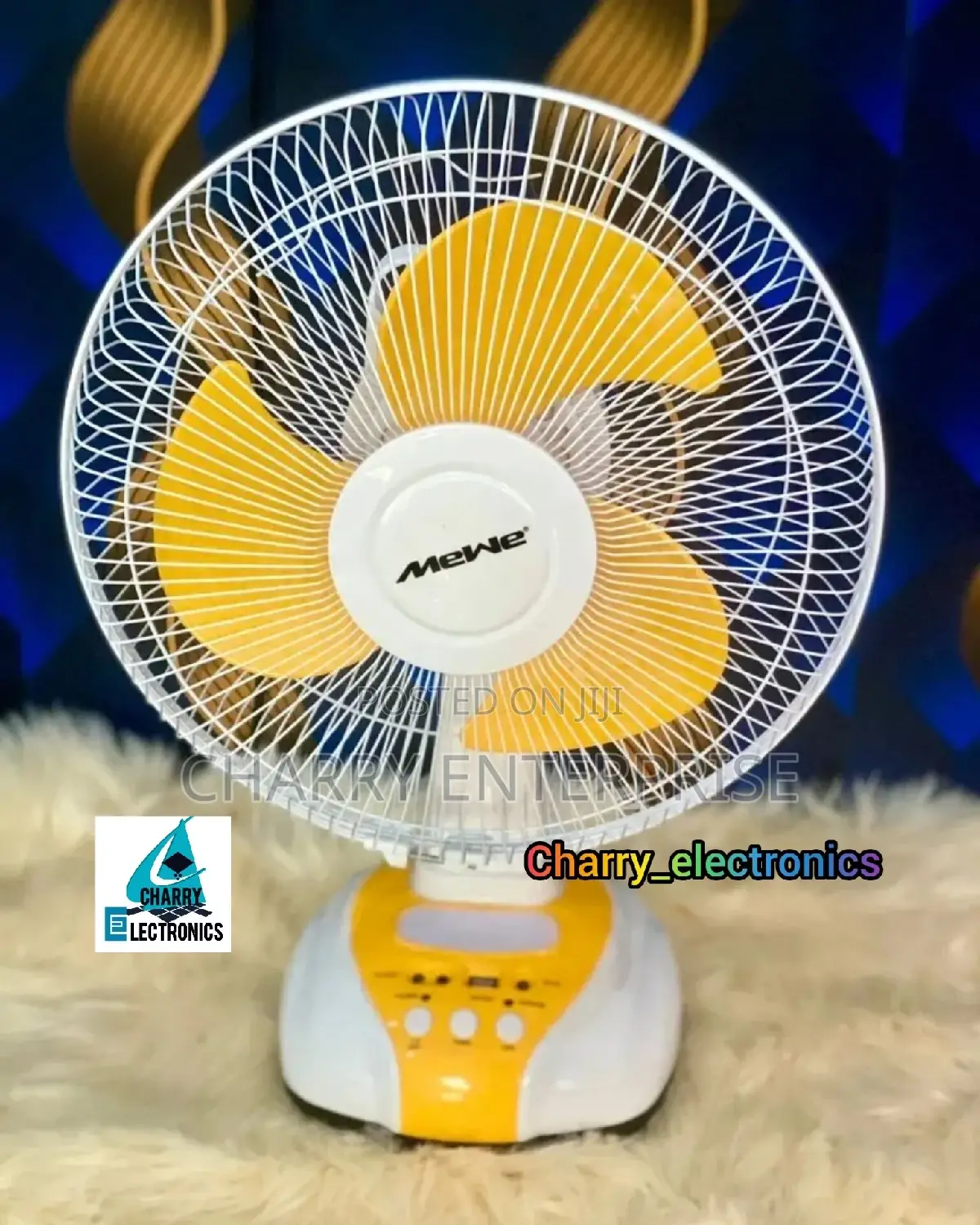Mewe Rechargeable Table Fan / Feni Ya Kuchaji Ya Mezani