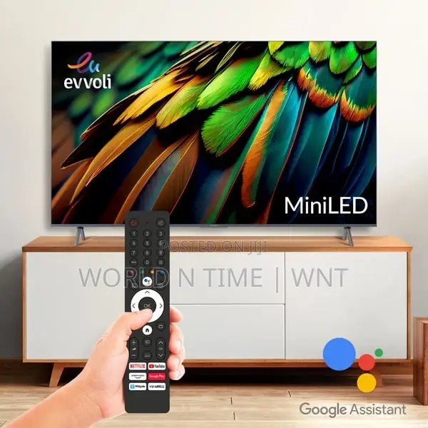 Evvoli 65" Android Smart TV 65ev600ma Mini Led, UHD