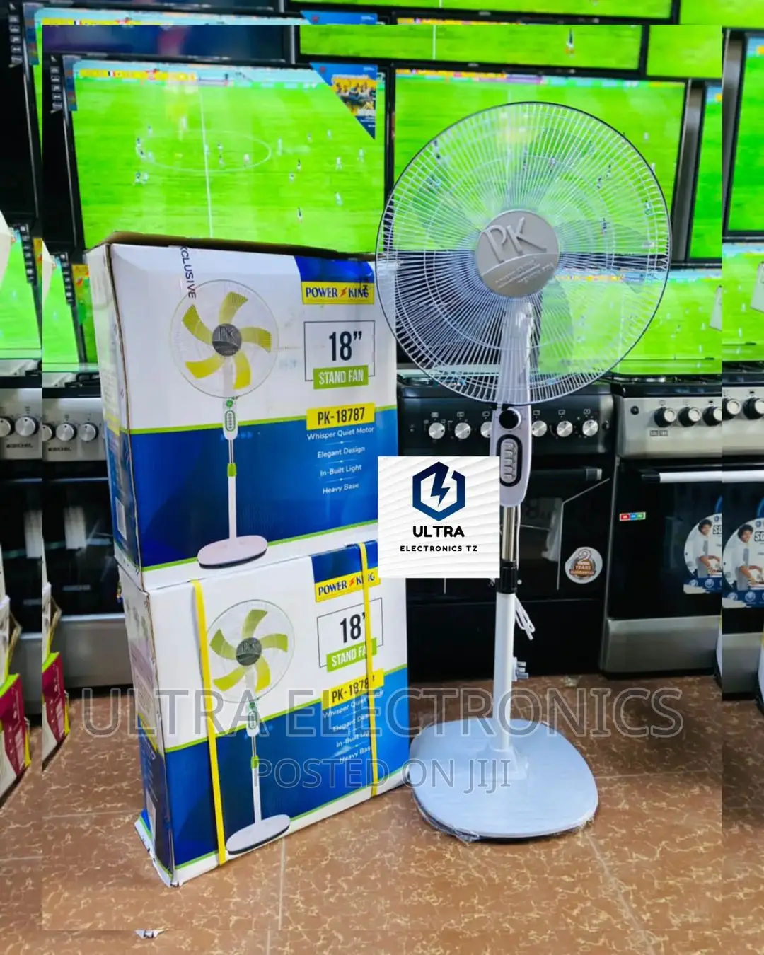 POWER KING Stand Fan Yenye Size 18"