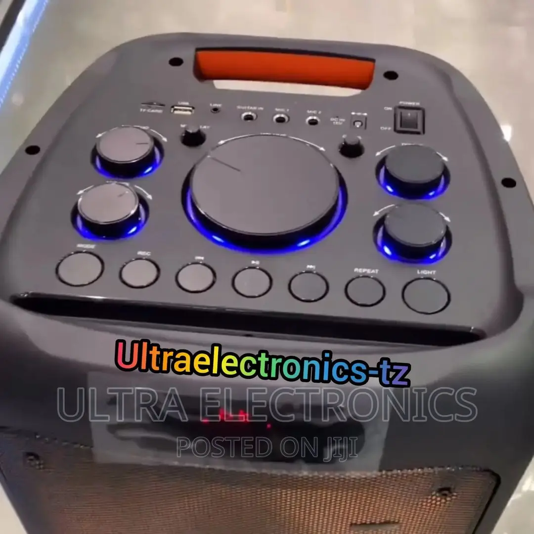Evvoli Rechargeable Party Speaker With 80W Na 2 Mic