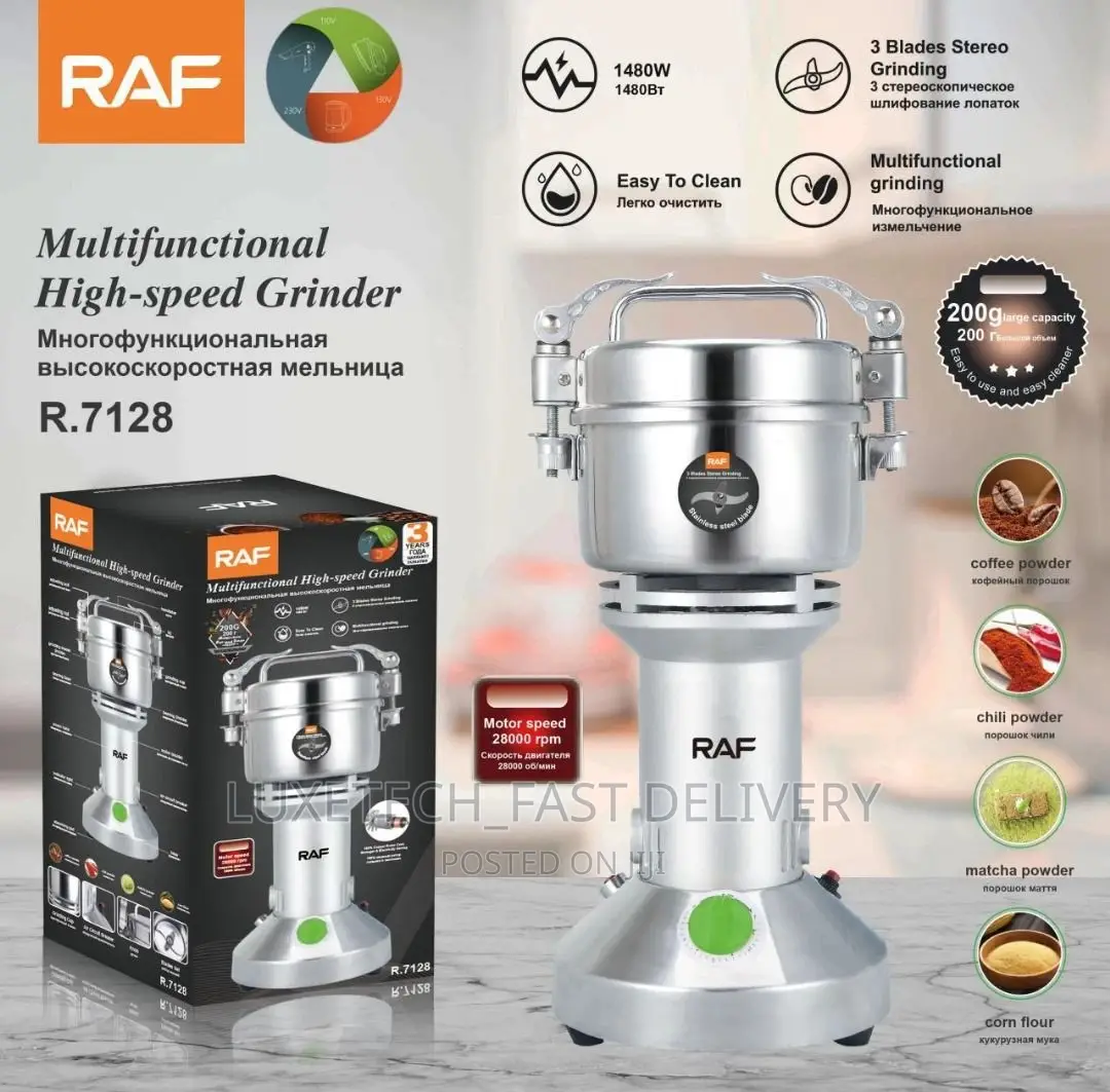 Grinder 200gm Coffee,Groundnuts,Cashew Nuts, Pilipili