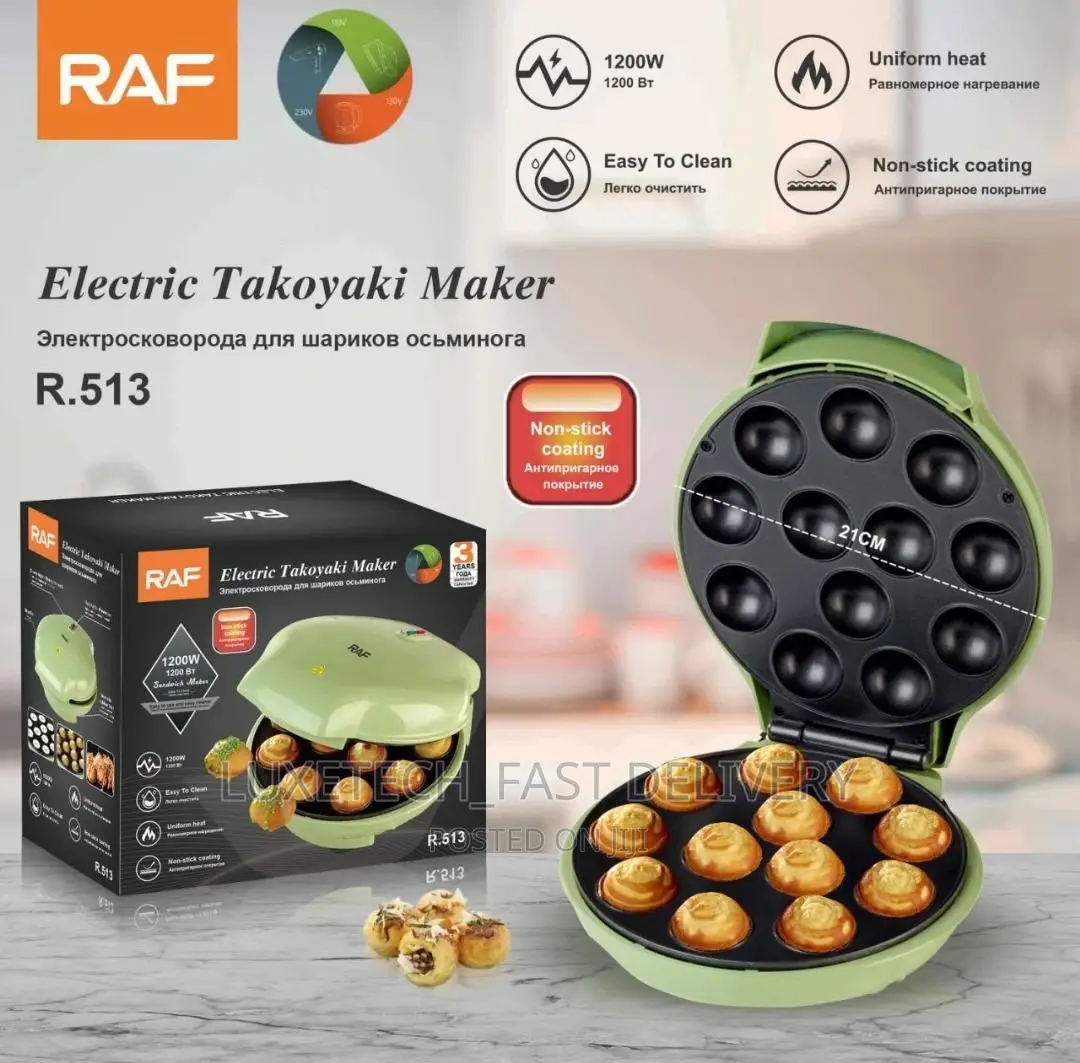 Vitumbua Maker 12 Pieces | Takoyaki Maker