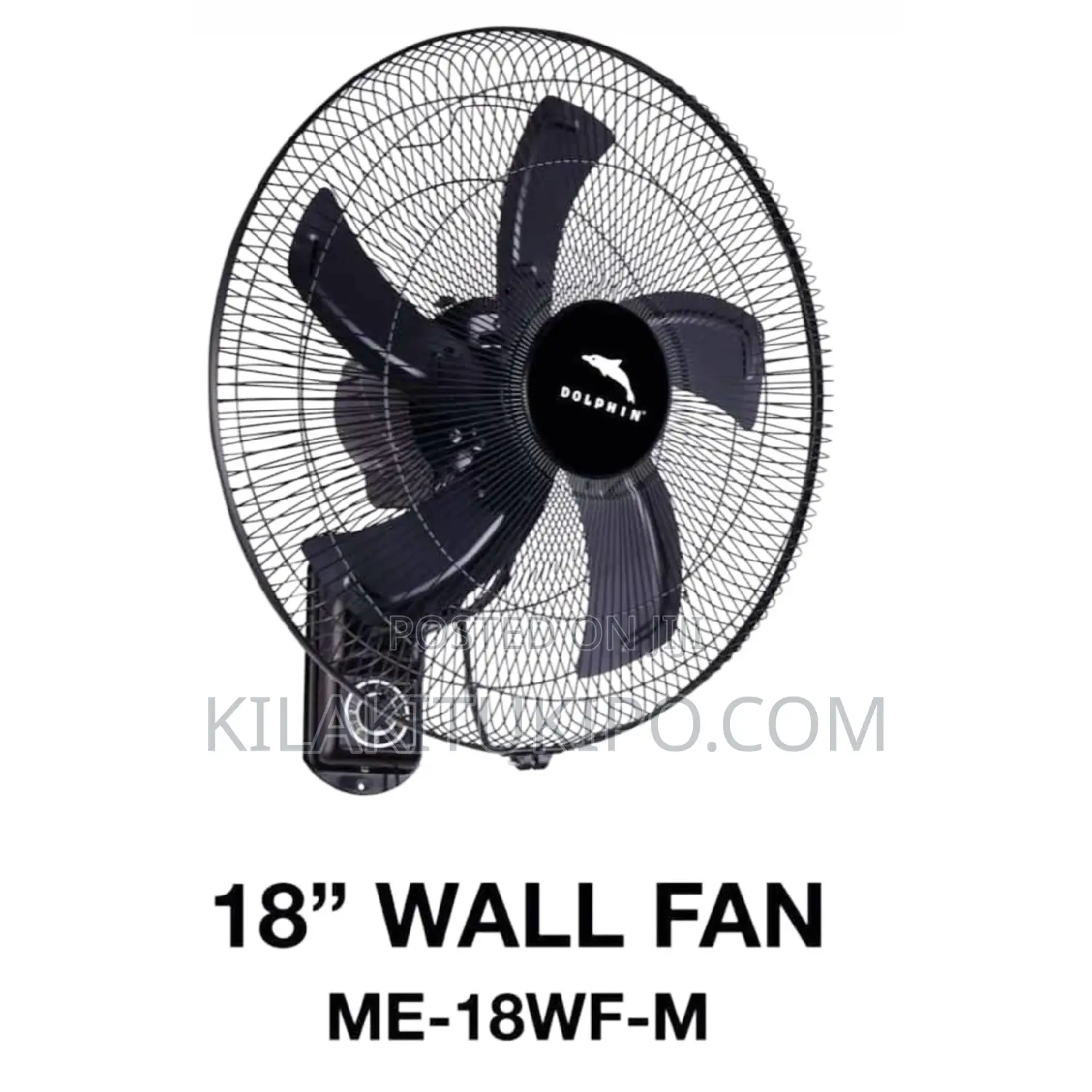 Dolphin Wall Classic Fan 18 Blade Size