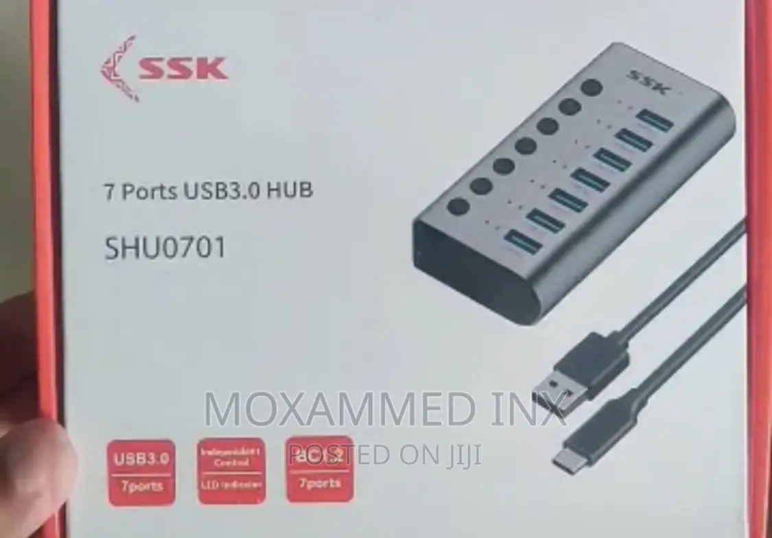 Heavyduty SSK 7 Port Usb Hub