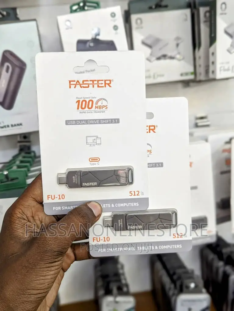 FASTER FU-10 USB Dual Drive Shift 3.1 512GB